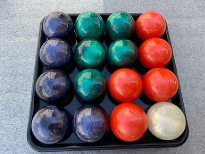 custom billiard pool ball sets pearlescent colors