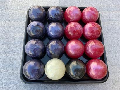 custom billiard pool ball sets pearlescent colors